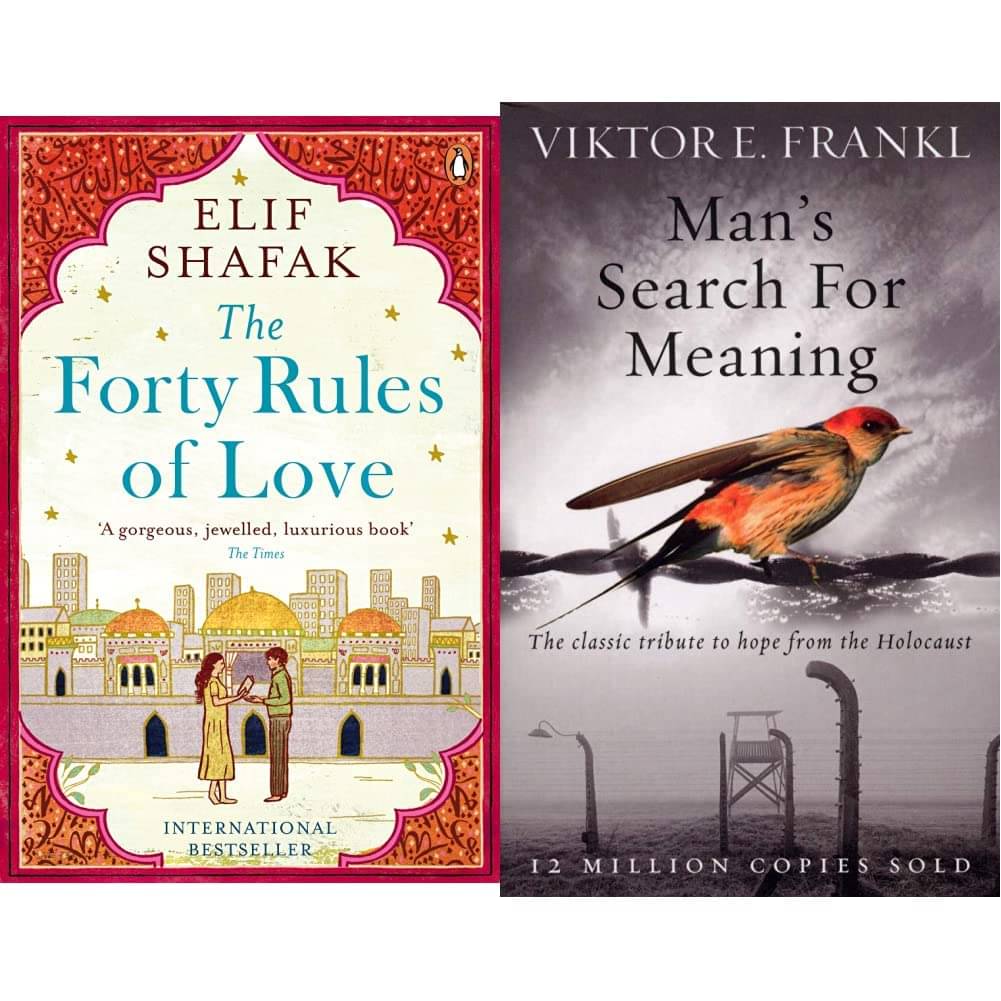     			The Forty Rules of Love+Man's Search For Meaning