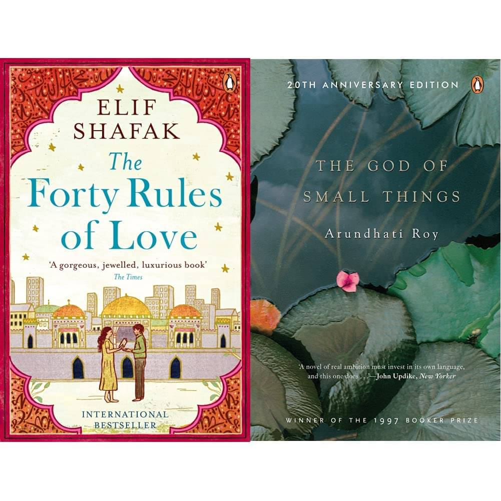     			The Forty Rules of Love & God of Small Things