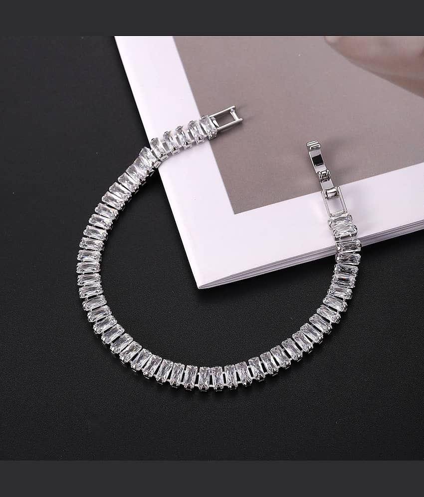 Thrillz Silver Bracelet ( Pack of 1 ) - Bangles & Bracelets | Buy online on ZillyBuy