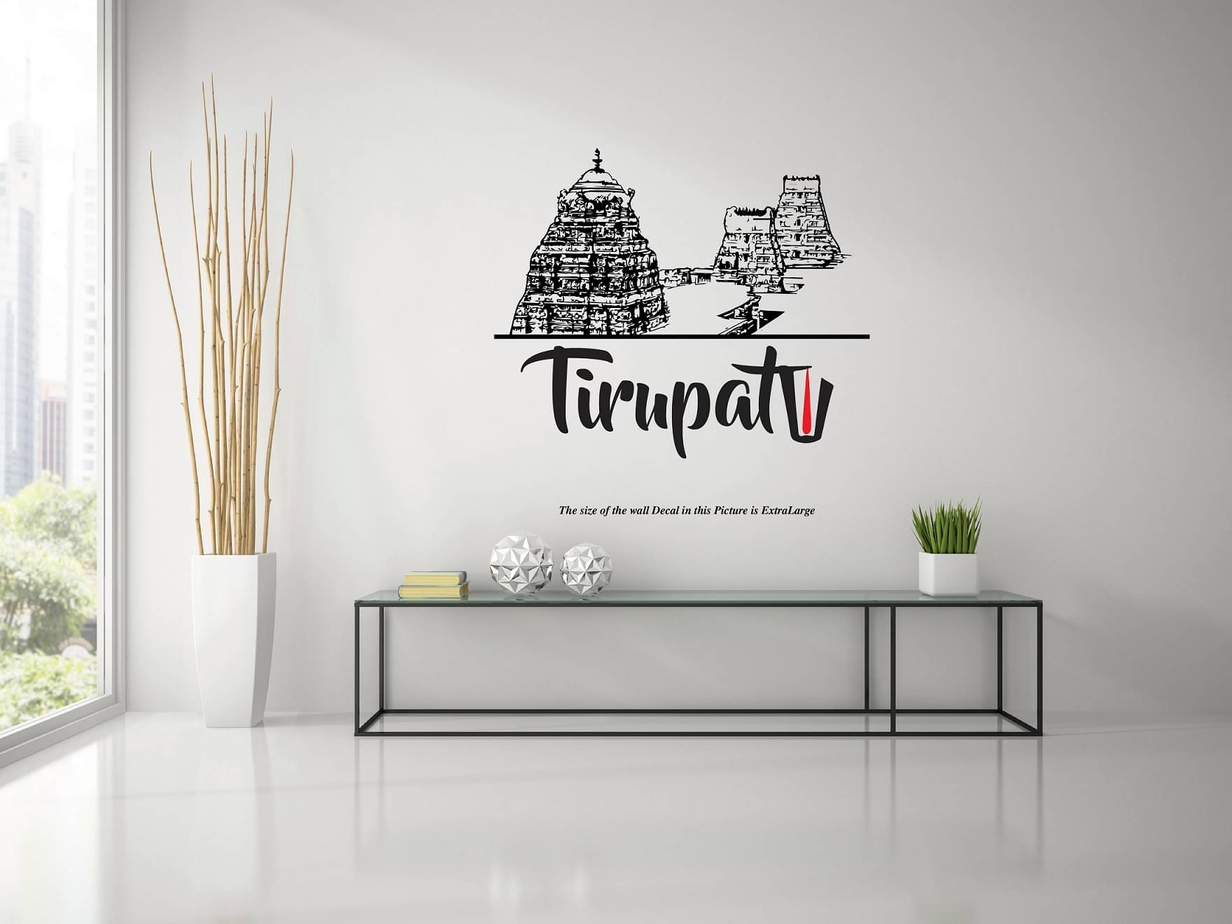     			PEACOCKRIDE Tirumala Tirupati I Lord Venkateshwara I Lord Balaji I Lord Srinivasa Wall Stickers