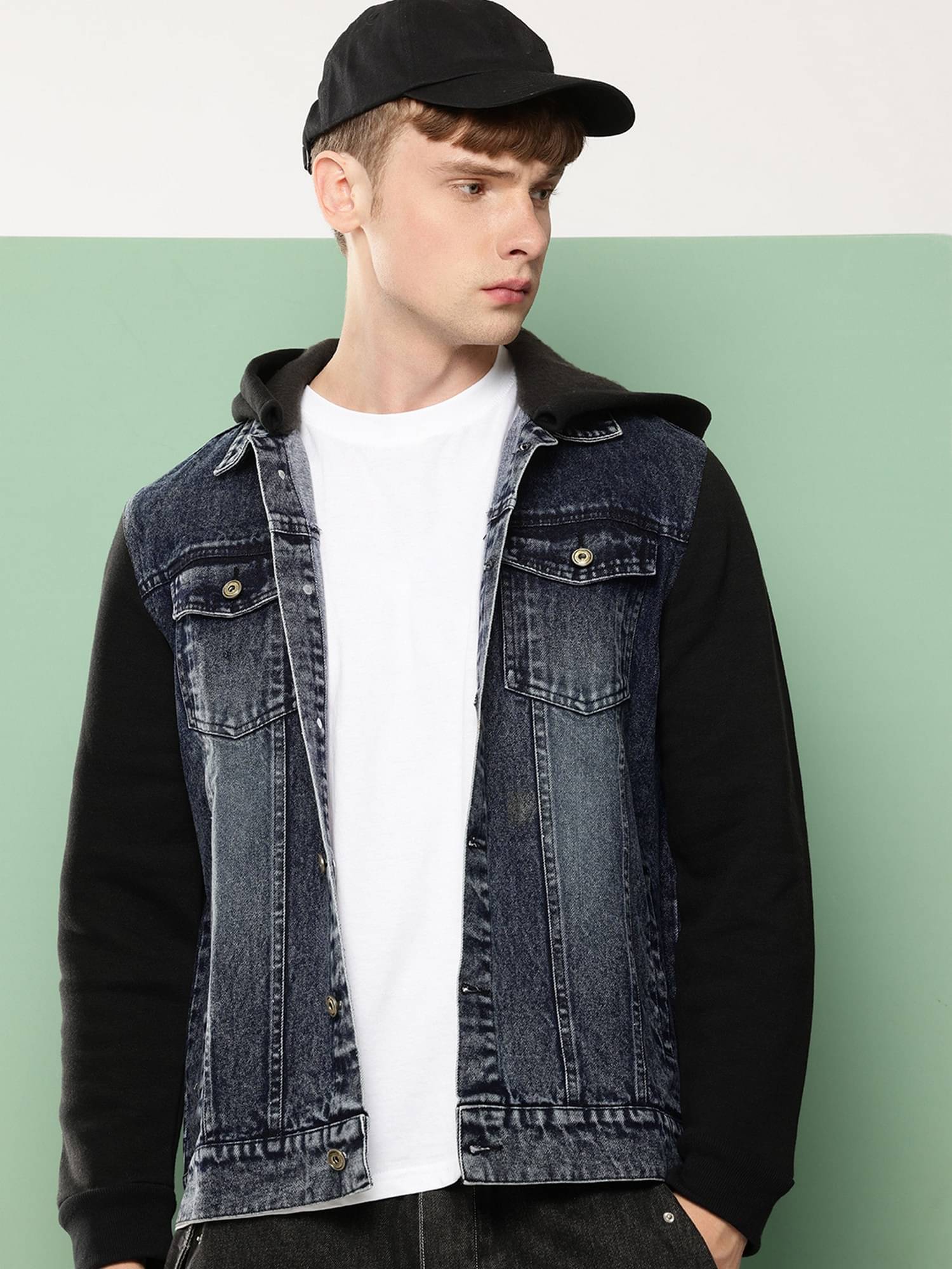 VOXATI Denim Men's Denim Jacket - Grey ( Pack of 1 ) VOXATI Denim Men's Denim Jacket - Grey ( Pack of 1 )