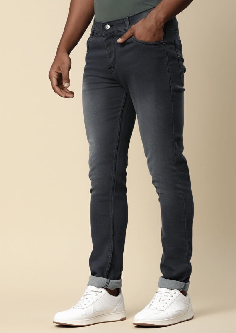 Young Mojo Regular Fit Faded Men's Jeans - Dark Grey ( Pack of 1 ) Young Mojo Regular Fit Faded Men's Jeans - Dark Grey ( Pack of 1 )