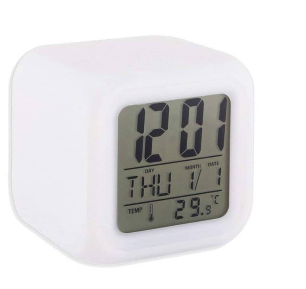 anmolg Digital Alarm Clock LED Cube Alarm Clock - Pack of 1 anmolg Digital Alarm Clock LED Cube Alarm Clock - Pack of 1