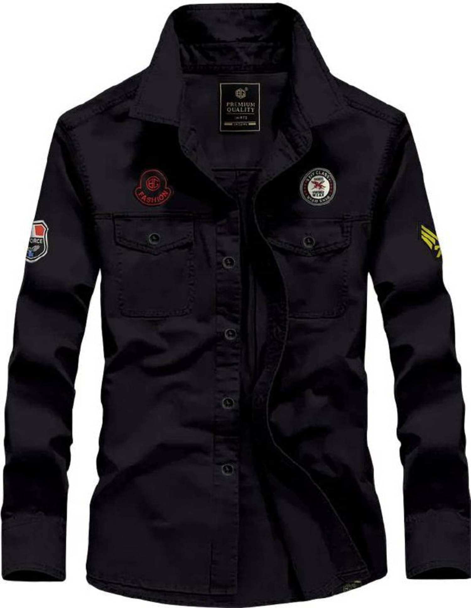 bluecorp enterprise Cotton Blend Regular Fit Self Design Full Sleeves Men's Casual Shirt - Black ( Pack of 1 ) bluecorp enterprise Cotton Blend Regular Fit Self Design Full Sleeves Men's Casual Shirt - Black ( Pack of 1 )