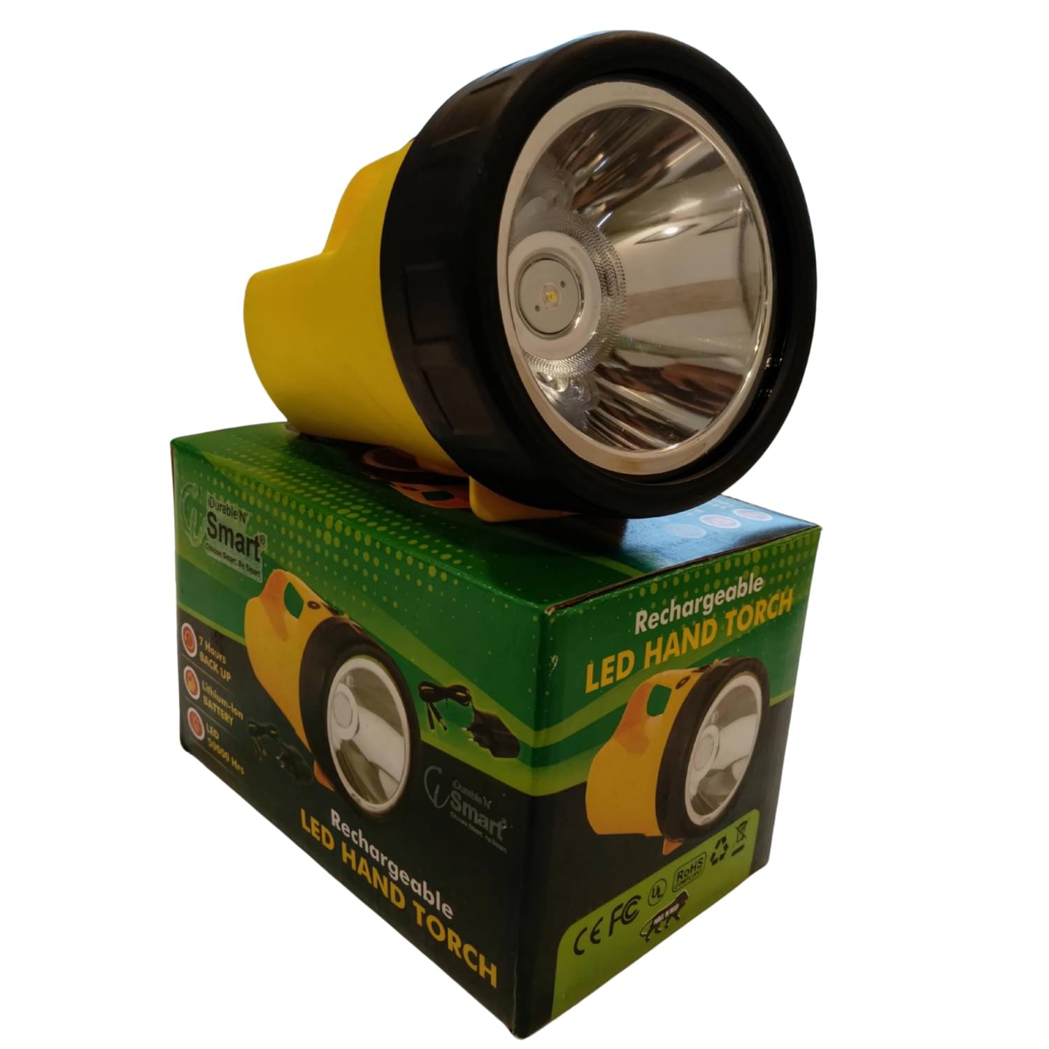    			iDurable 'N' Smart - 3W Rechargeable Flashlight Torch ( Pack of 1 )