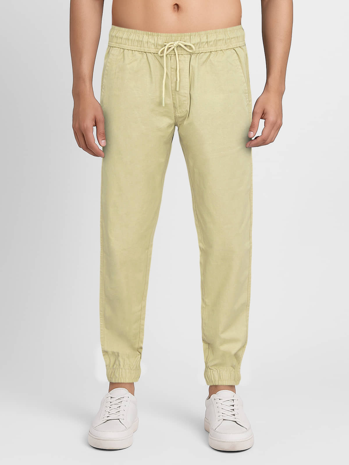 plounge Regular Men's Joggers - Beige ( Pack of 1 ) - Trousers | Buy online on ZillyBuy