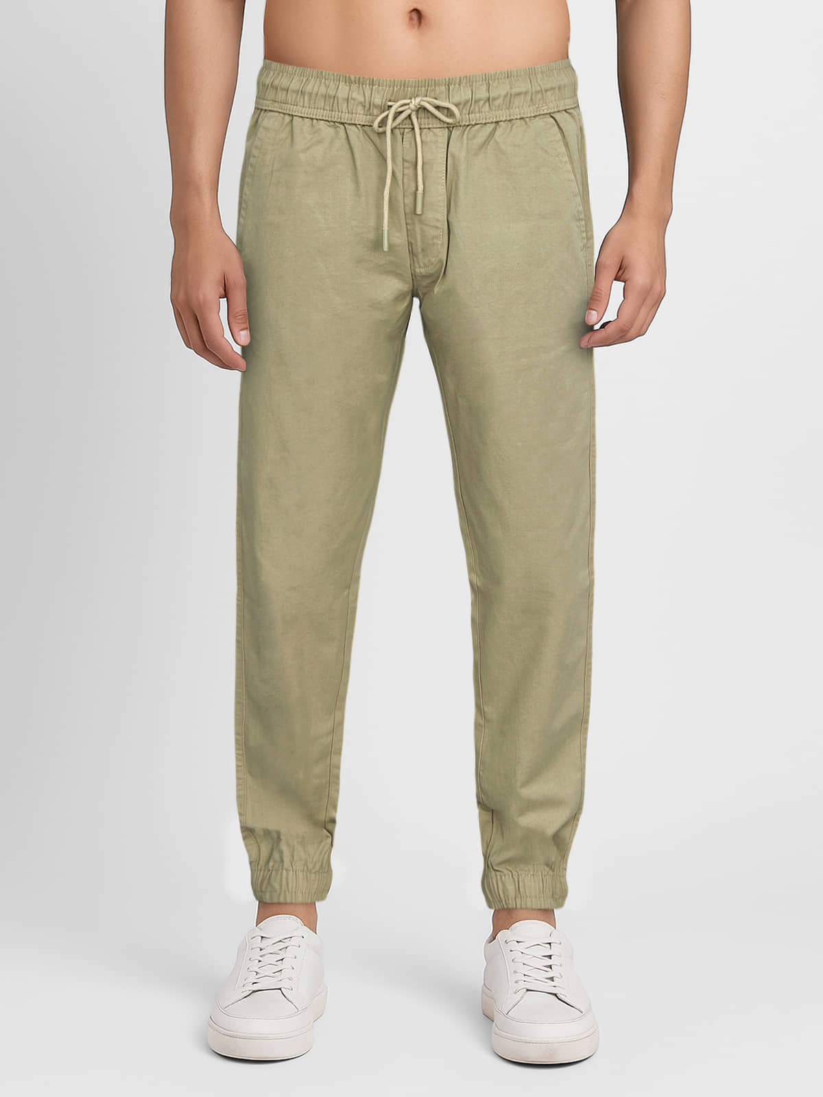 plounge Regular Men's Joggers - Khaki ( Pack of 1 ) - Trousers | Buy online on ZillyBuy