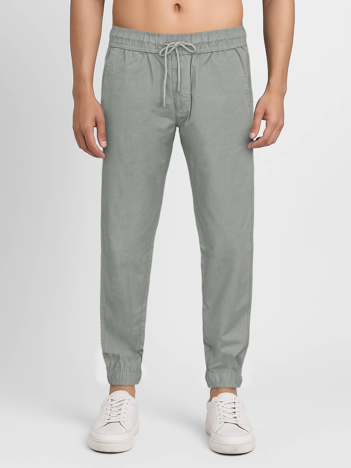     			plounge Regular Men's Joggers - Light Grey ( Pack of 1 )