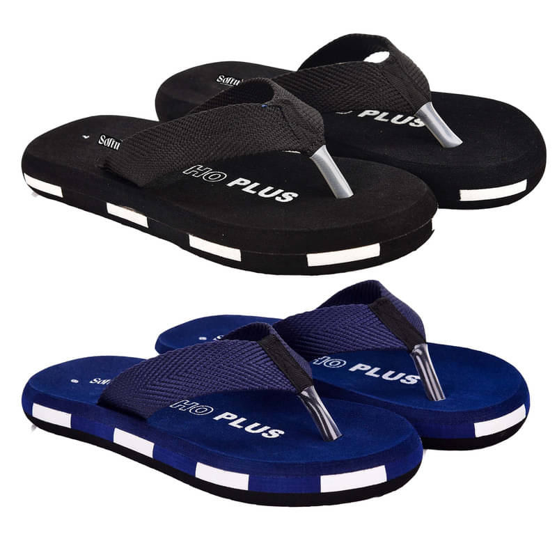     			softura Black Men's Daily Slipper