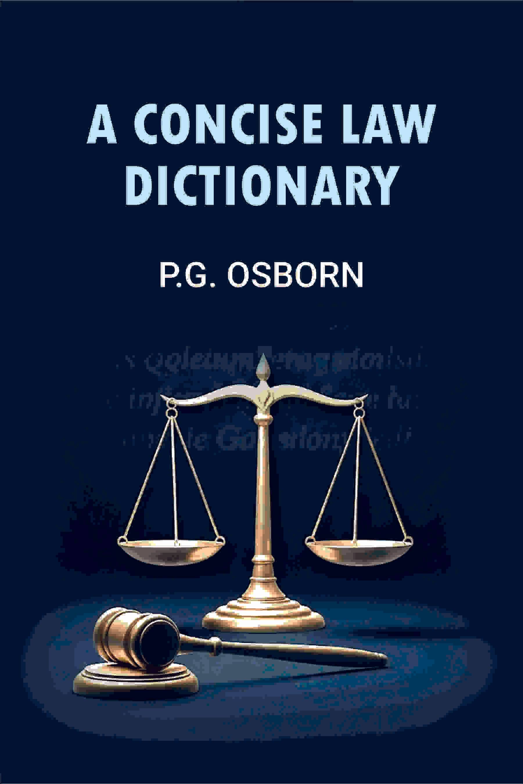     			A Concise Law Dictionary