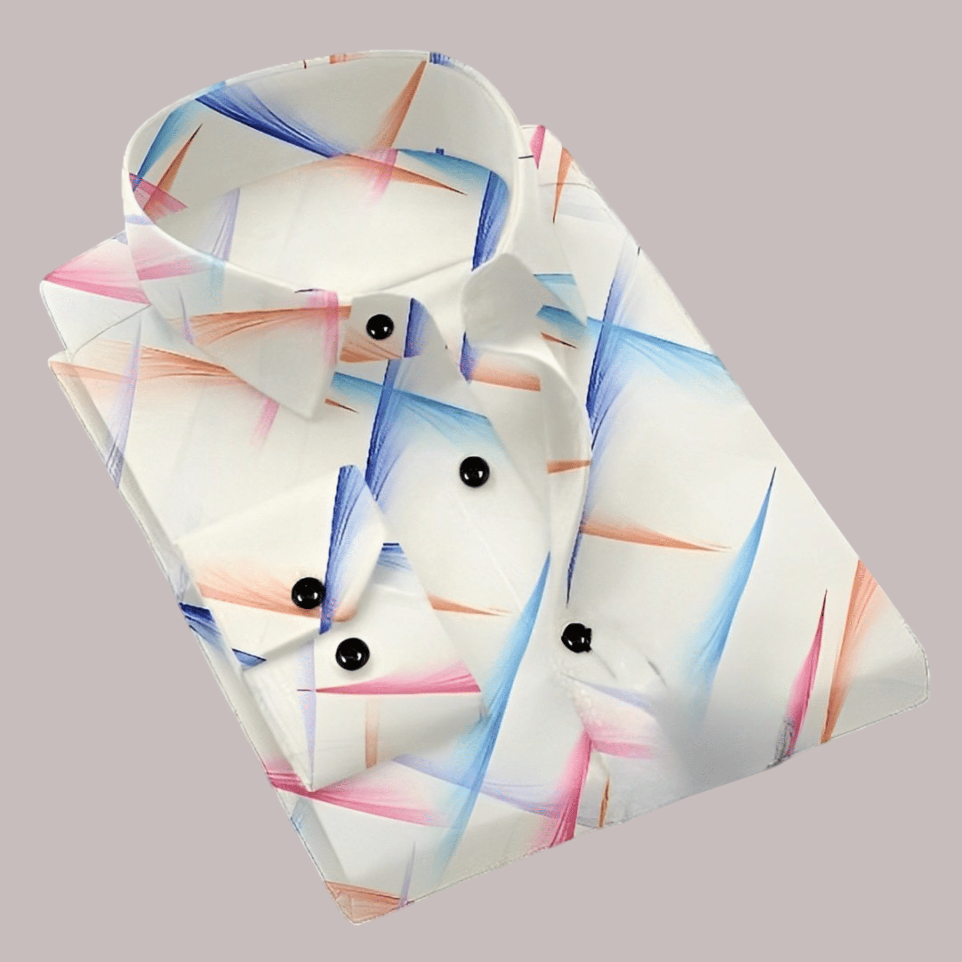 AITAVIK OVERSEAS Cotton Blend Regular Fit Printed Full Sleeves Men's Casual Shirt - White ( Pack of 1 ) AITAVIK OVERSEAS Cotton Blend Regular Fit Printed Full Sleeves Men's Casual Shirt - White ( Pack of 1 )