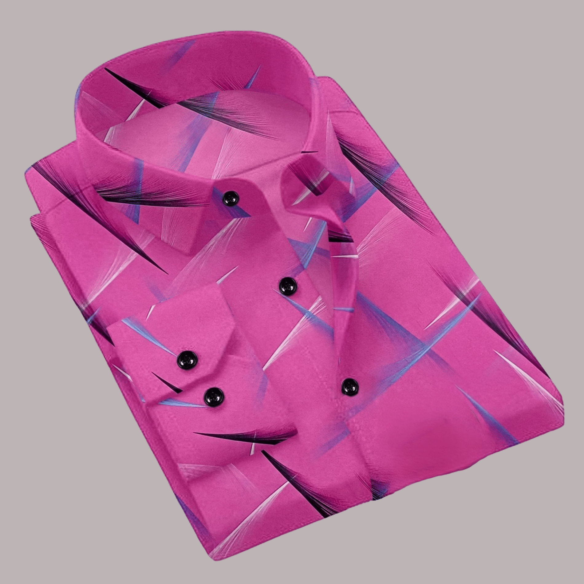 AITAVIK OVERSEAS Cotton Blend Regular Fit Printed Full Sleeves Men's Casual Shirt - Pink ( Pack of 1 ) AITAVIK OVERSEAS Cotton Blend Regular Fit Printed Full Sleeves Men's Casual Shirt - Pink ( Pack of 1 )