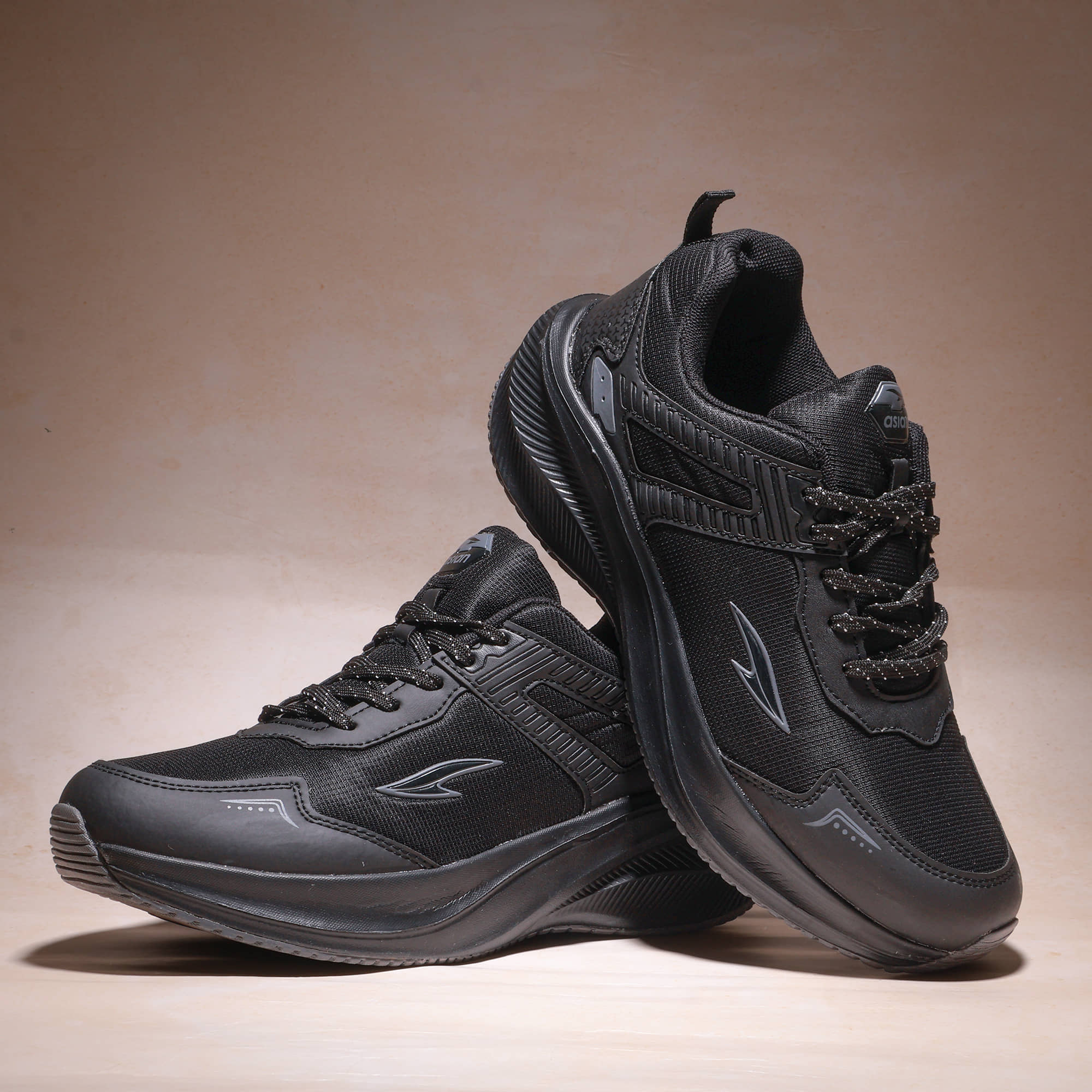 ASIAN BOSS-25 Black Men's Sports Running Shoes - Sports Shoes | Buy online on ZillyBuy