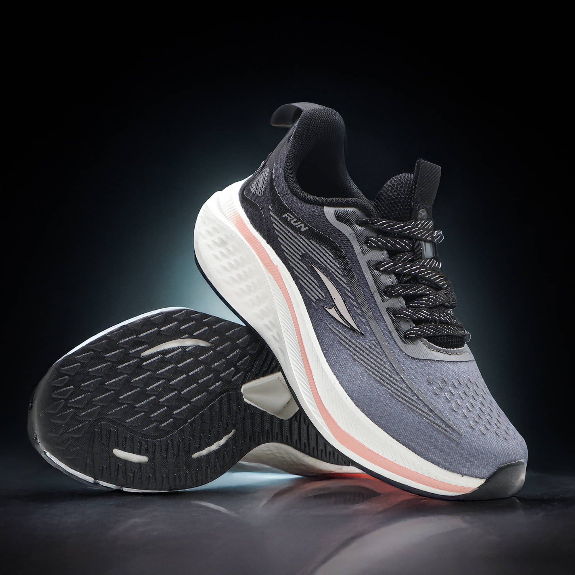 ASIAN - Light Grey Women's Running Shoes     			ASIAN - Light Grey Women's Running Shoes