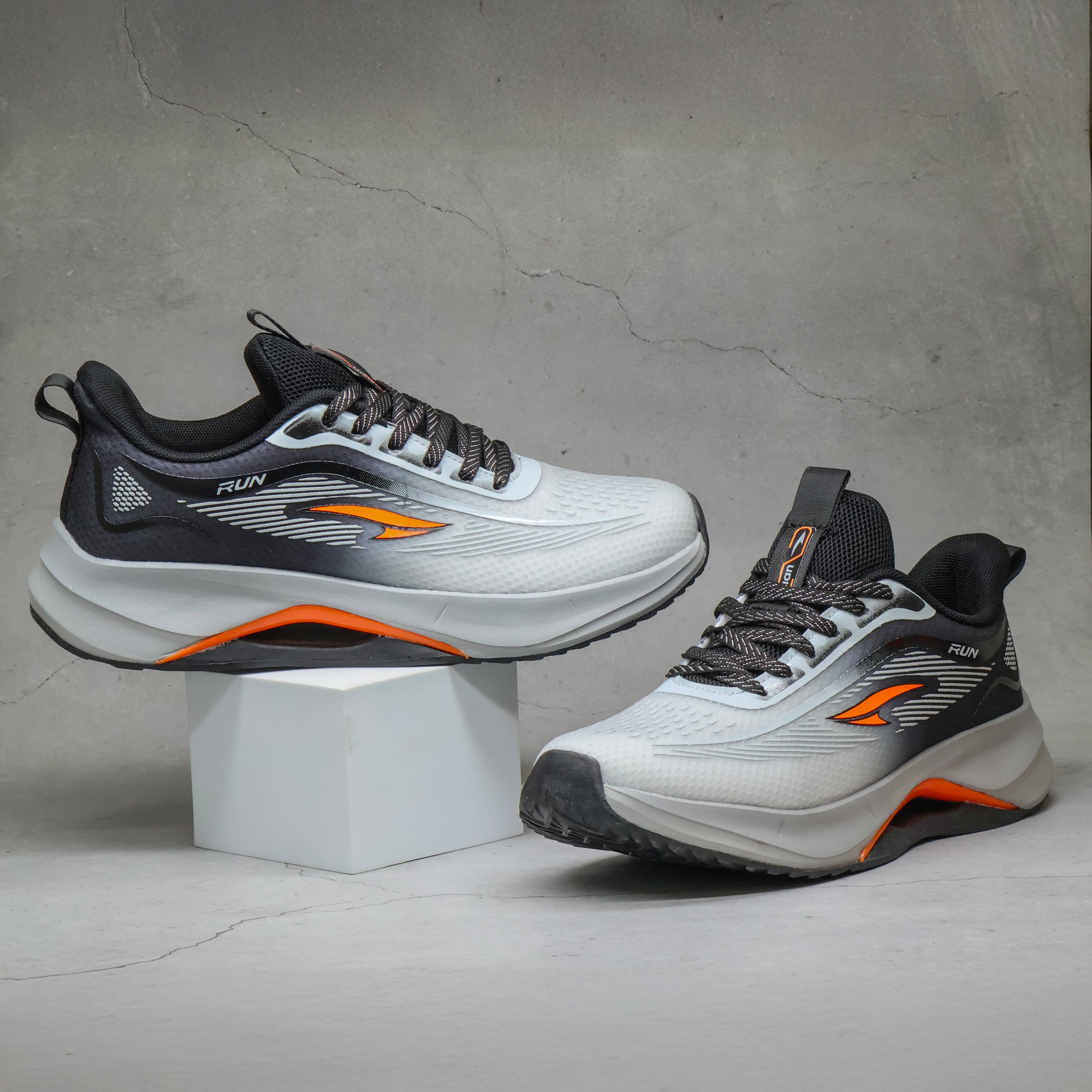 ASIAN QUANTUM-13 Light Grey Men's Sports Running Shoes ASIAN QUANTUM-13 Light Grey Men's Sports Running Shoes