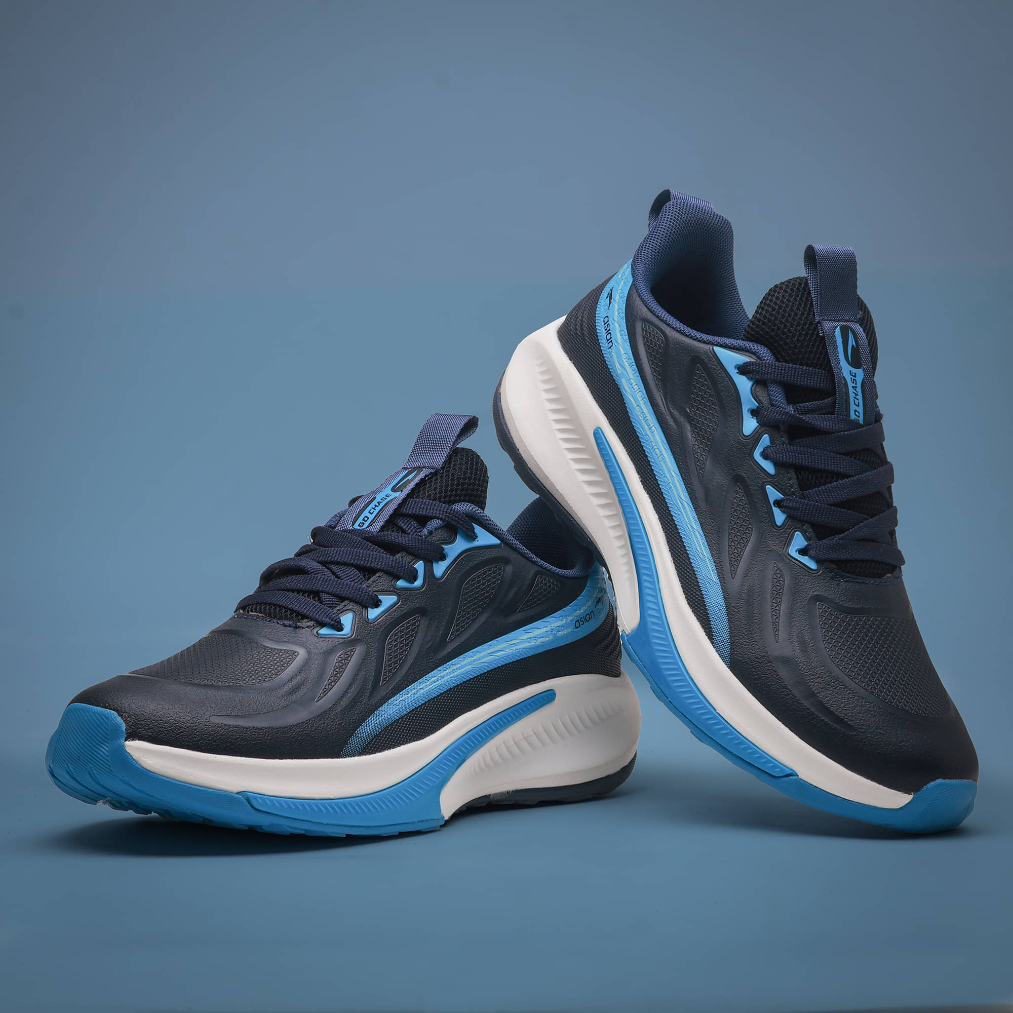 ASIAN QUANTUM-26 Navy Men's Sports Running Shoes     			ASIAN QUANTUM-26 Navy Men's Sports Running Shoes