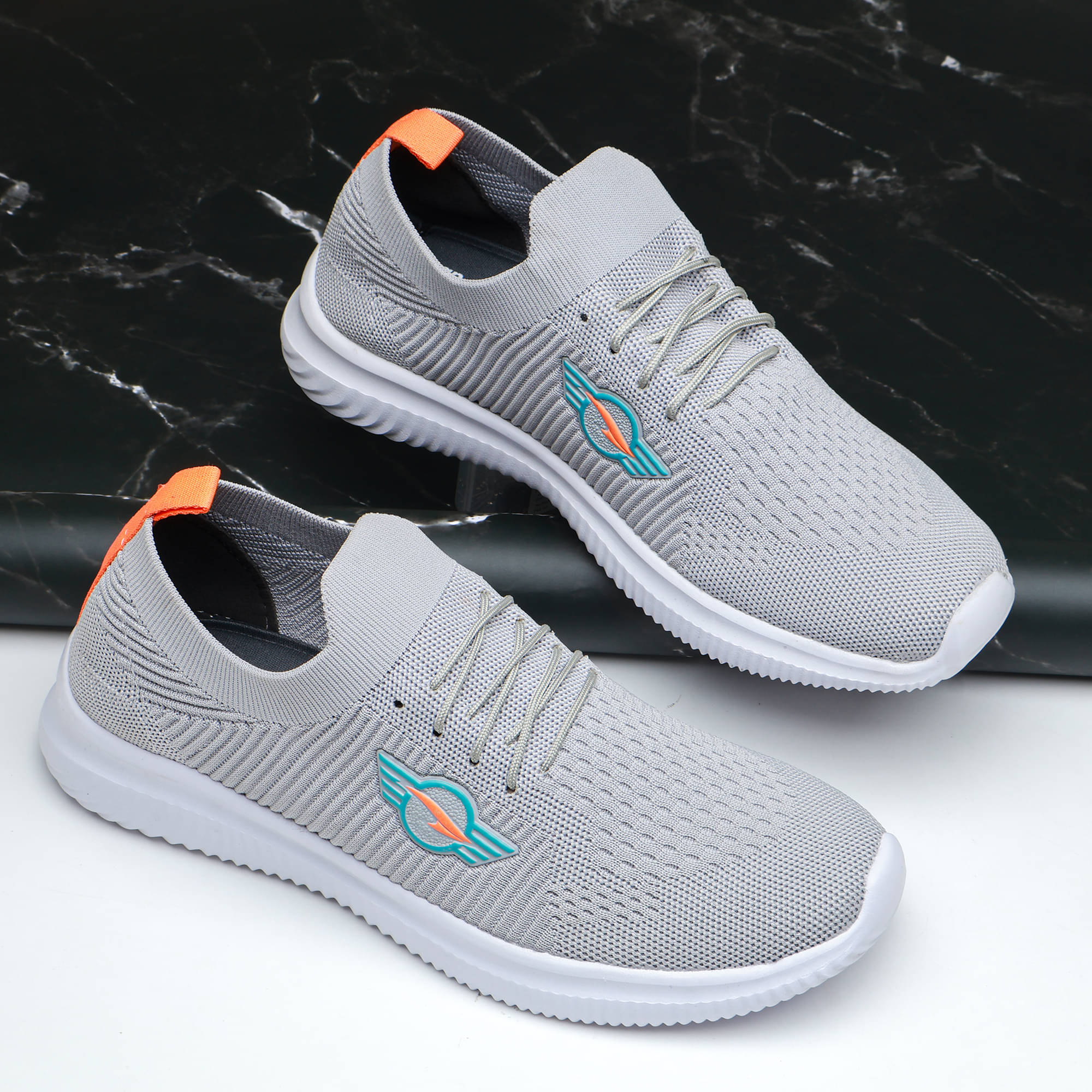     			ASIAN STORM-36 Light Grey Men's Slip-on Shoes