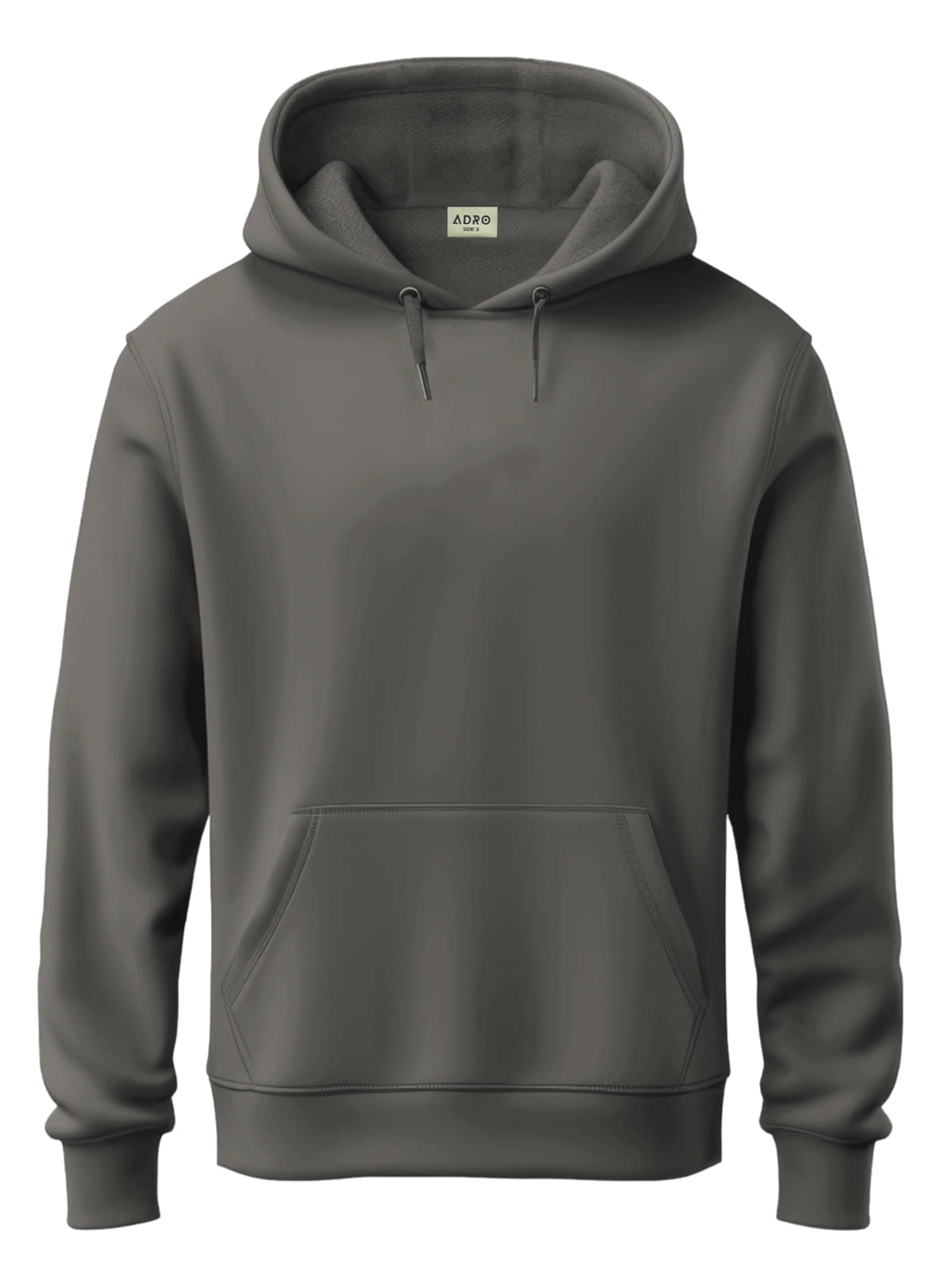     			Adro Fleece Hooded Men's Sweatshirt - Dark Grey ( Pack of 1 )