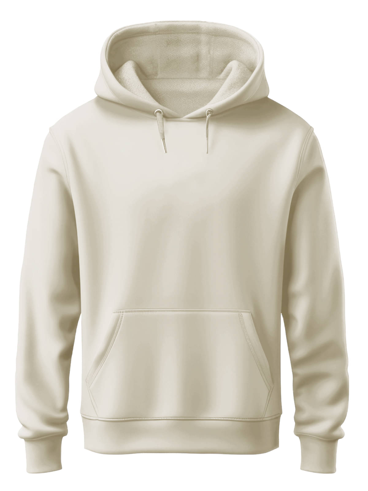 Adro Fleece Hooded Men's Sweatshirt - Off White ( Pack of 1 )     			Adro Fleece Hooded Men's Sweatshirt - Off White ( Pack of 1 )