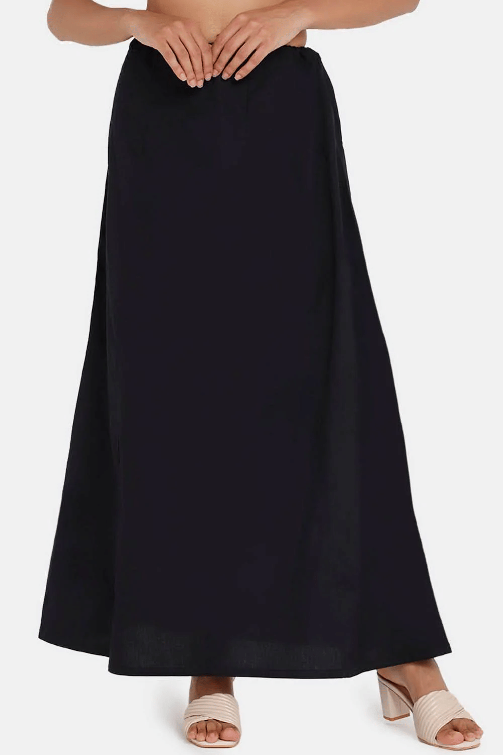     			AngaShobha Cotton Petticoat ( Black , Pack of 1 )