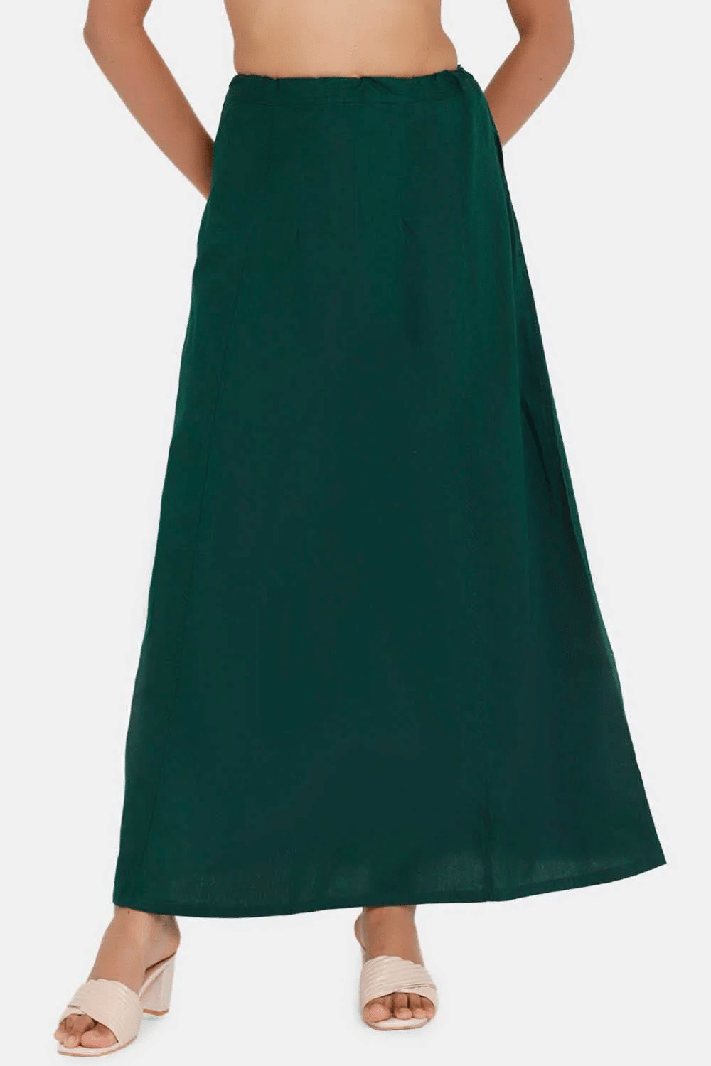 AngaShobha Cotton Petticoat ( Green , Pack of 1 ) AngaShobha Cotton Petticoat ( Green , Pack of 1 )