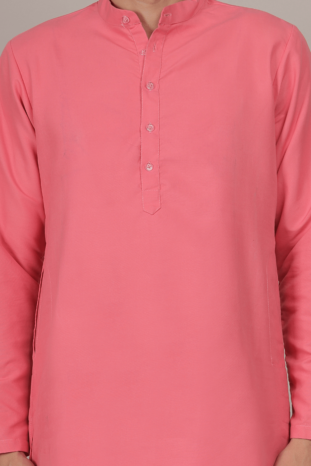 CONCH FASHION Pink Cotton Blend Regular Fit Men's Kurta Pyjama Set ( Pack of 1 )     			CONCH FASHION Pink Cotton Blend Regular Fit Men's Kurta Pyjama Set ( Pack of 1 )