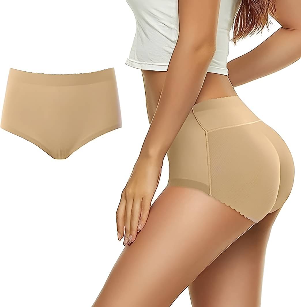 COURTIT'S Women Cotton Padded Brief ( Beige ) COURTIT'S Women Cotton Padded Brief ( Beige )