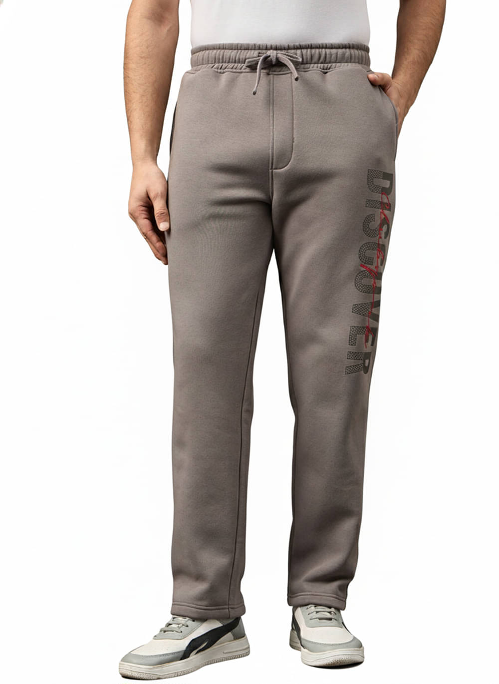     			Club York Grey Cotton Blend Men's Trackpants ( Pack of 1 )