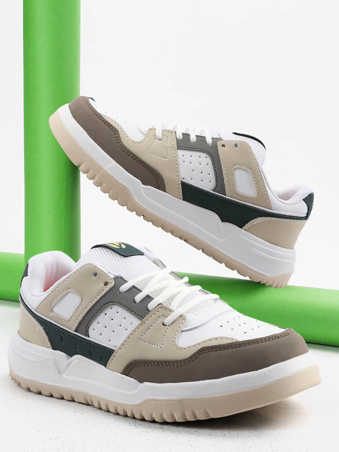     			Clymb ONNECT-2 Beige Brown- Beige Men's Sneakers