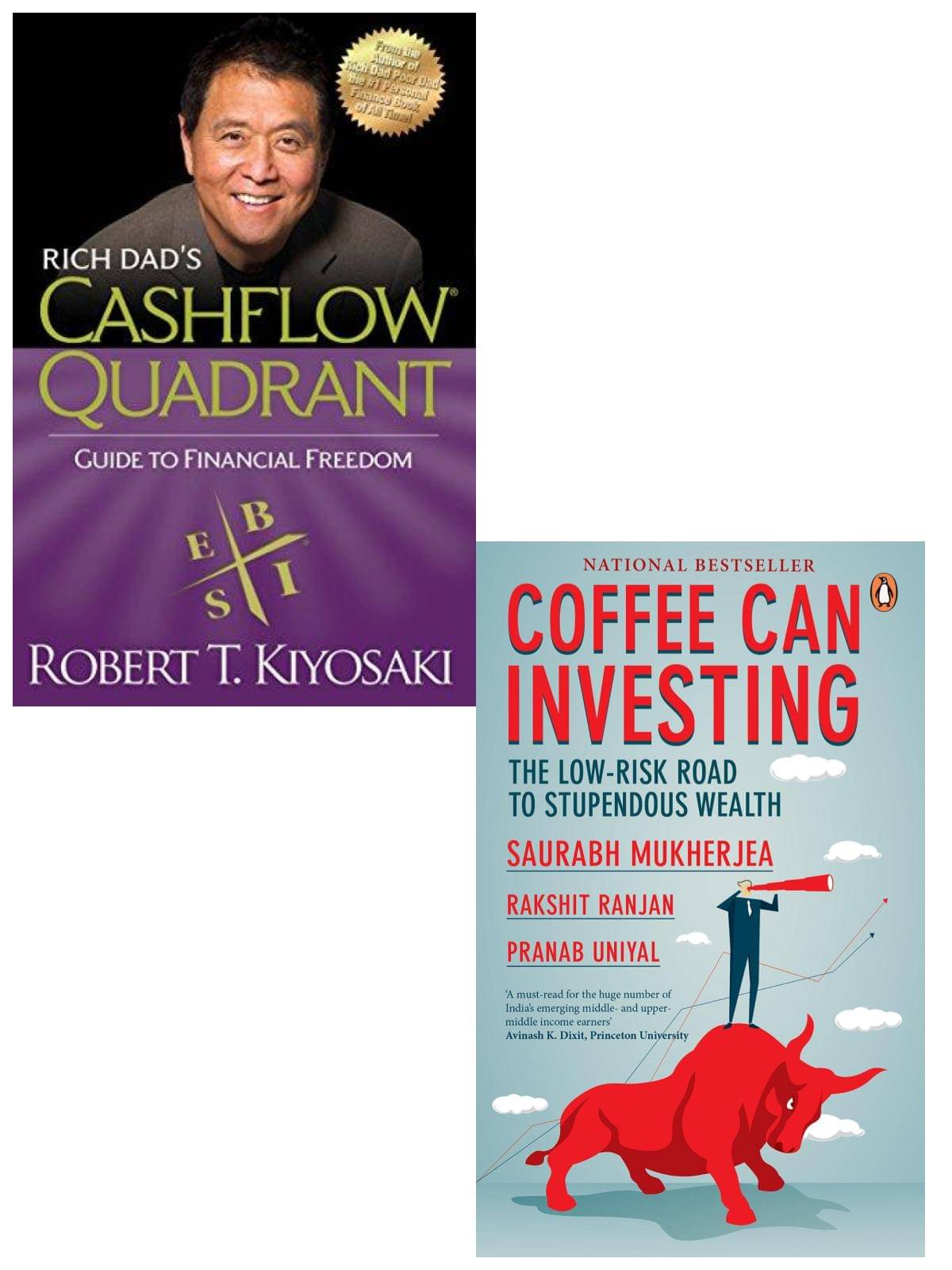     			Coffee Can Investing & Rich Dads Cashflow Quadrant: (Paperback, Saurabh Mukherjea, Rakshit Ranjan, Et Al., Robert T. Kiyosaki)