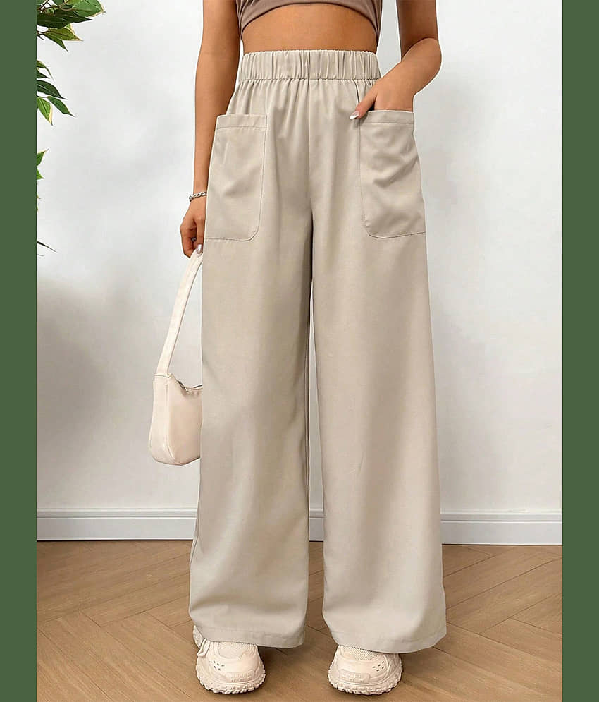 DE TRENDZ Women Cotton Casual Trousers ( Black ) - Trousers | Buy online on ZillyBuy