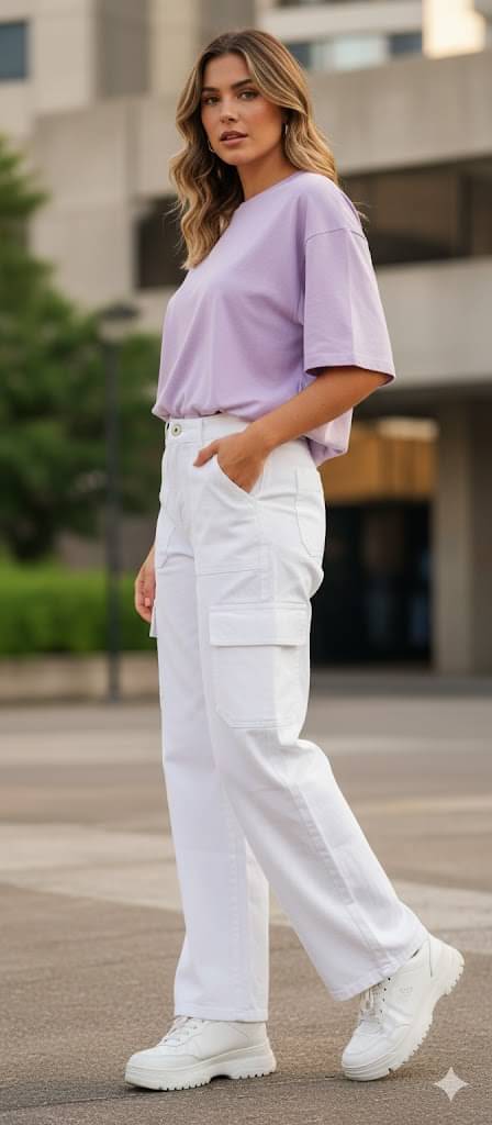     			DS MALL Women's Straight Fit High-Rise Jeans ( White )