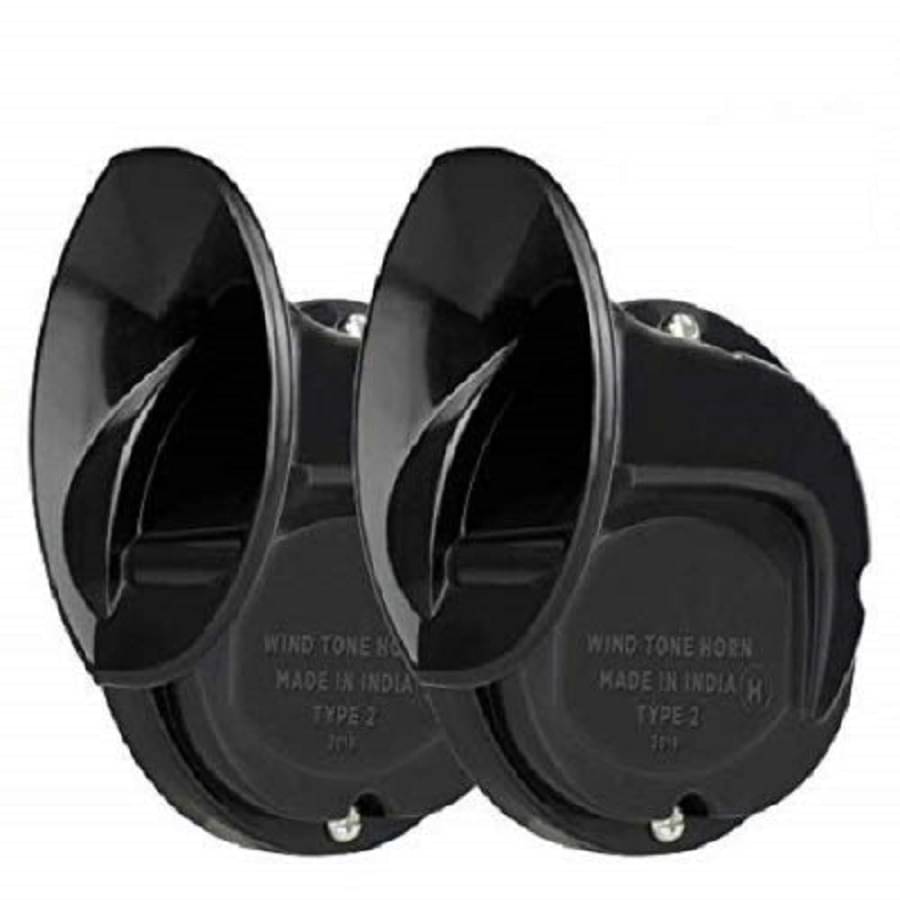 GENRIC65489 Horn For Cars & Two Wheelers - Set of 2 (High & Low Tone)     			GENRIC65489 Horn For Cars & Two Wheelers - Set of 2 (High & Low Tone)