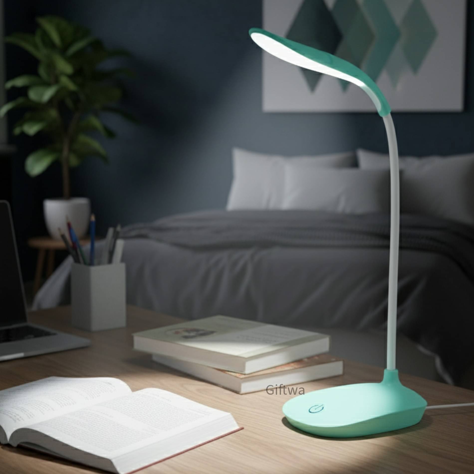     			GIFTWA Multicolor Study Table Lamp ( Pack of 1 )