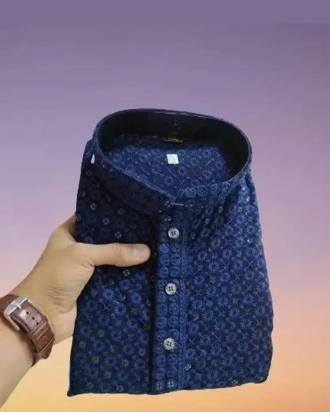 Gazal Fashions Navy Blue Cotton Men's Regular Kurta ( Pack of 1 )     			Gazal Fashions Navy Blue Cotton Men's Regular Kurta ( Pack of 1 )