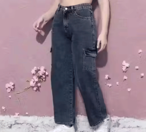     			Generic Jay Ambey Medical Store Pack of 1 Girls Denim Cargos ( Grey )