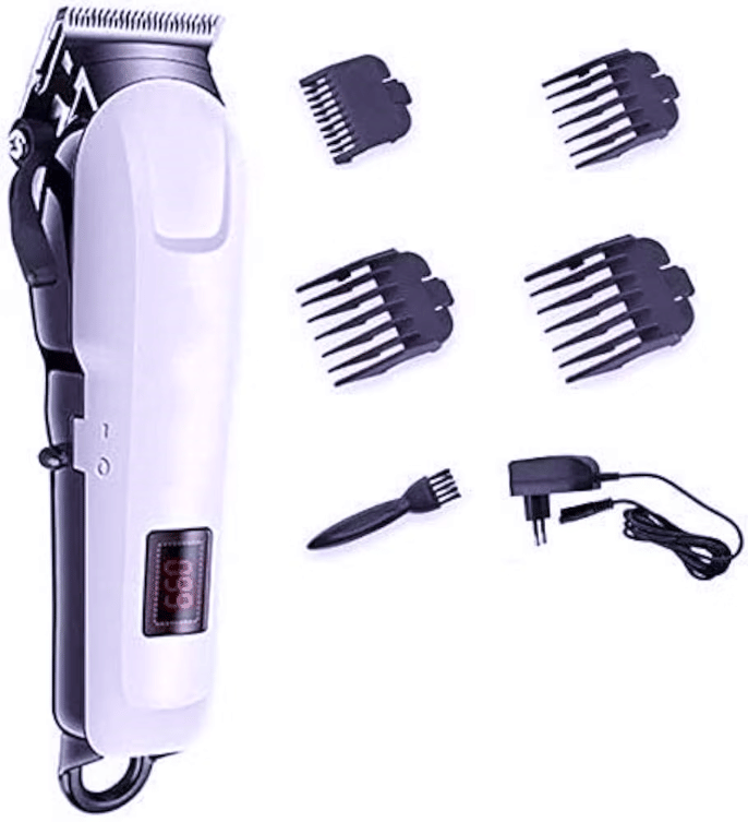     			Geniric 809 TRM White Corded,Cordless Beard Trimmer With 3000 minutes Runtime