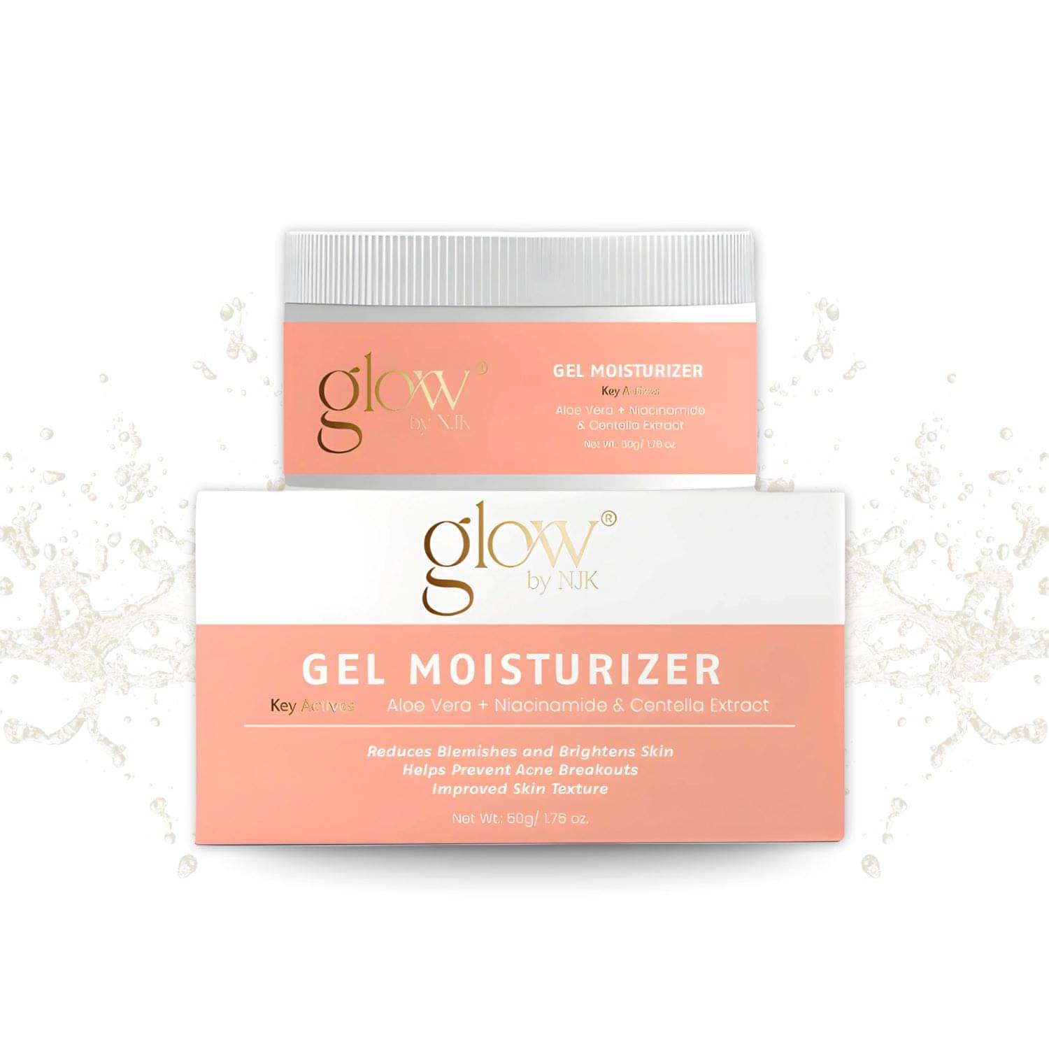     			GlowbyNJk Moisturizer All Skin Type Aloe Vera ( 50g gm )
