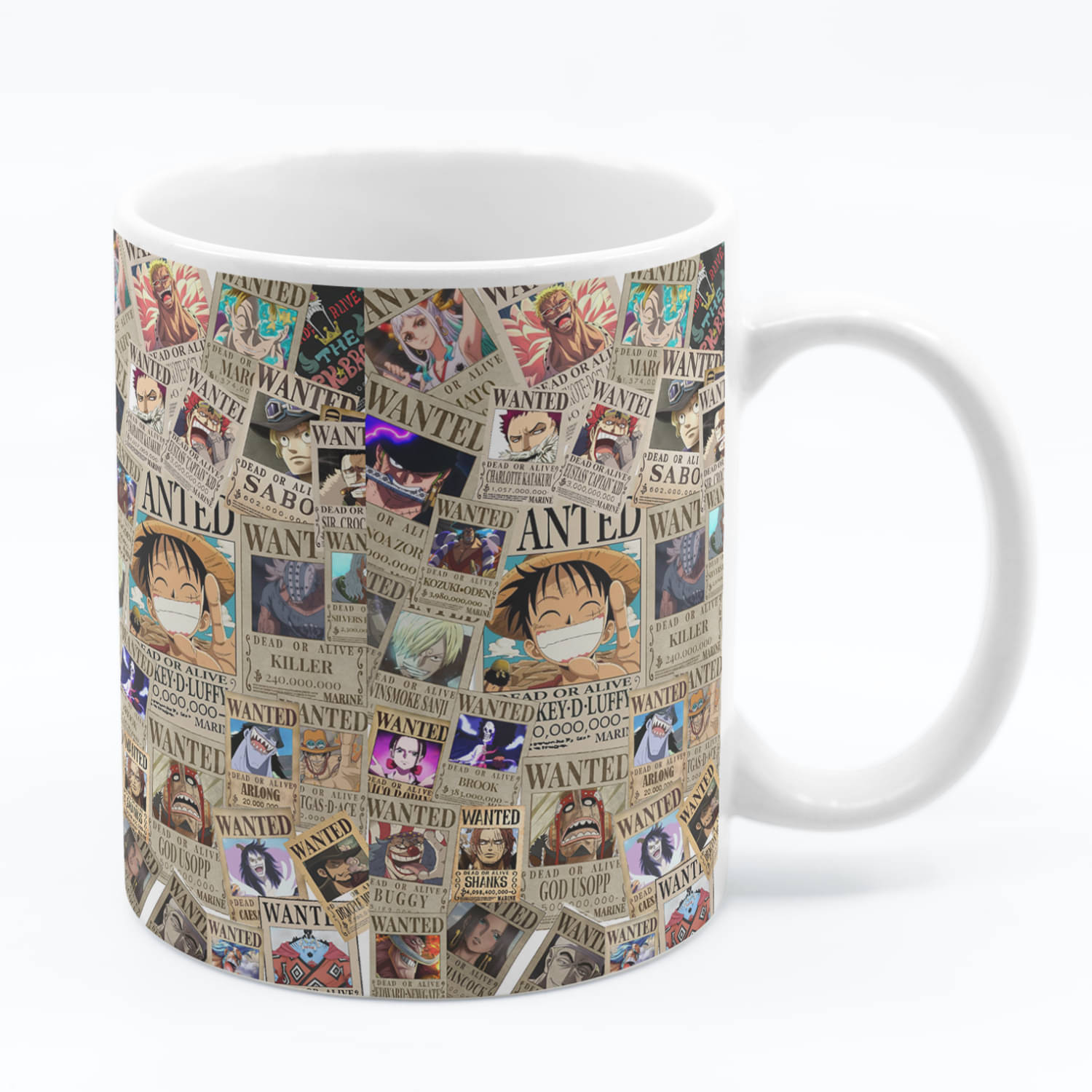 Half Engineer Gifts - HE Anime Luffy Printed Graphic Ceramic Coffee Mug 325 mL ( Pack of 1 ) Half Engineer Gifts - HE Anime Luffy Printed Graphic Ceramic Coffee Mug 325 mL ( Pack of 1 )