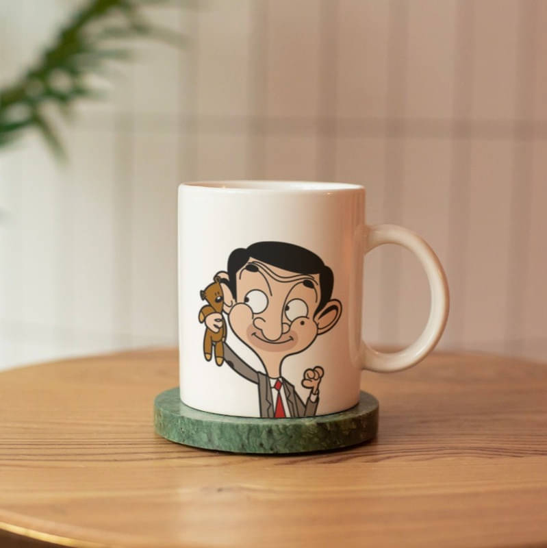 Half Engineer Gifts - HE Mr Bean Printed Graphic Ceramic Coffee Mug 325 mL ( Pack of 1 ) Half Engineer Gifts - HE Mr Bean Printed Graphic Ceramic Coffee Mug 325 mL ( Pack of 1 )