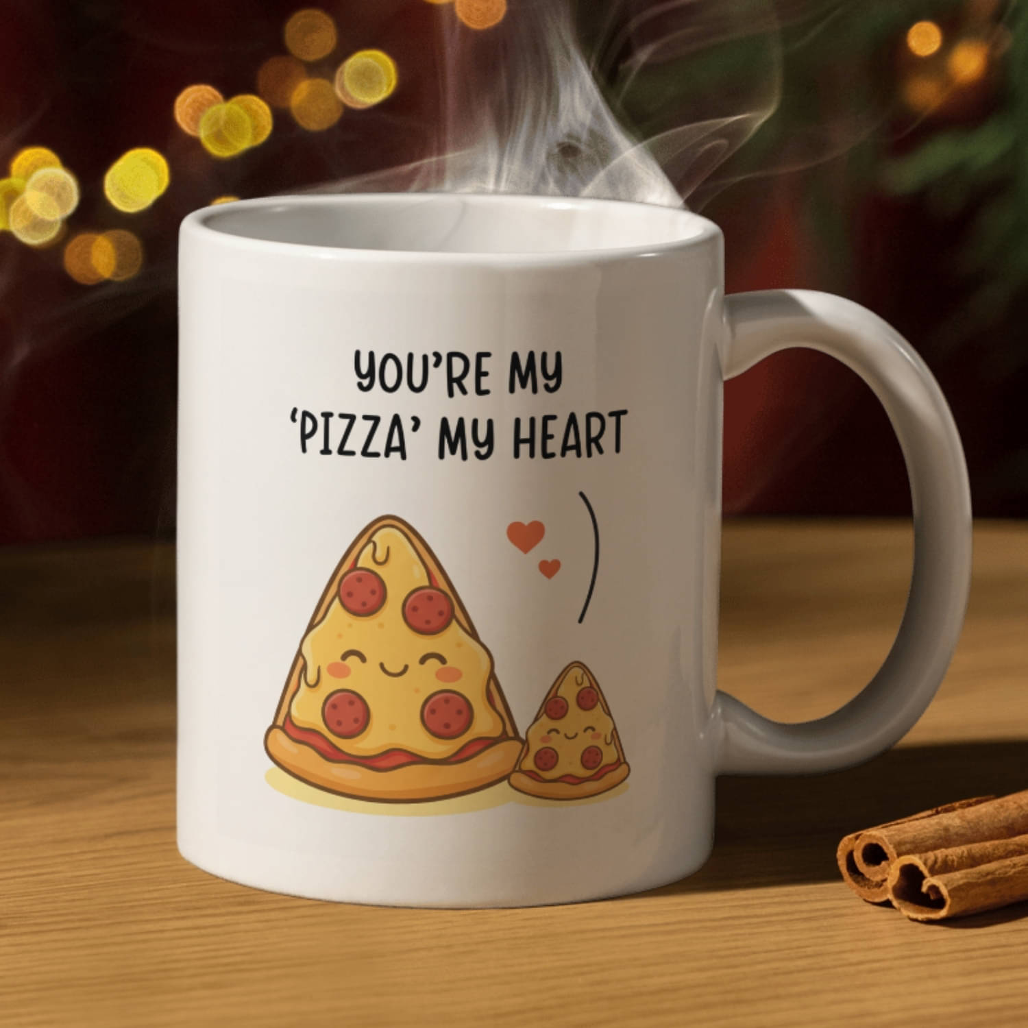 Half Engineer Gifts - HE You are My Pizza Graphic Ceramic Coffee Mug 325 mL ( Pack of 1 ) Half Engineer Gifts - HE You are My Pizza Graphic Ceramic Coffee Mug 325 mL ( Pack of 1 )