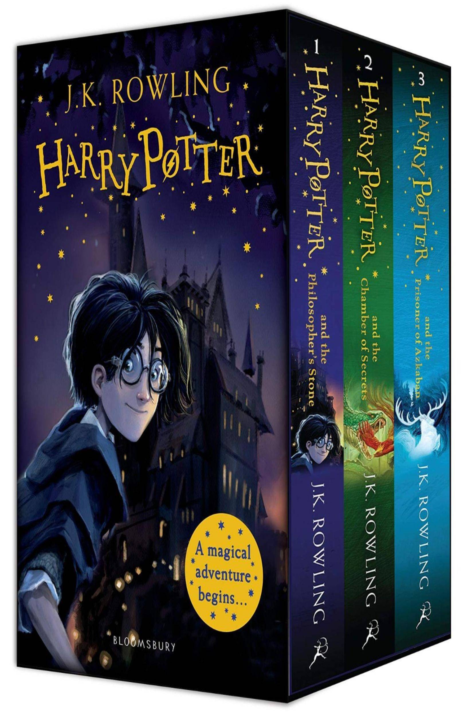Harry Potter 1 To 3 Book Box Set  (Paperback, Jk Rowling)     			Harry Potter 1 To 3 Book Box Set  (Paperback, Jk Rowling)