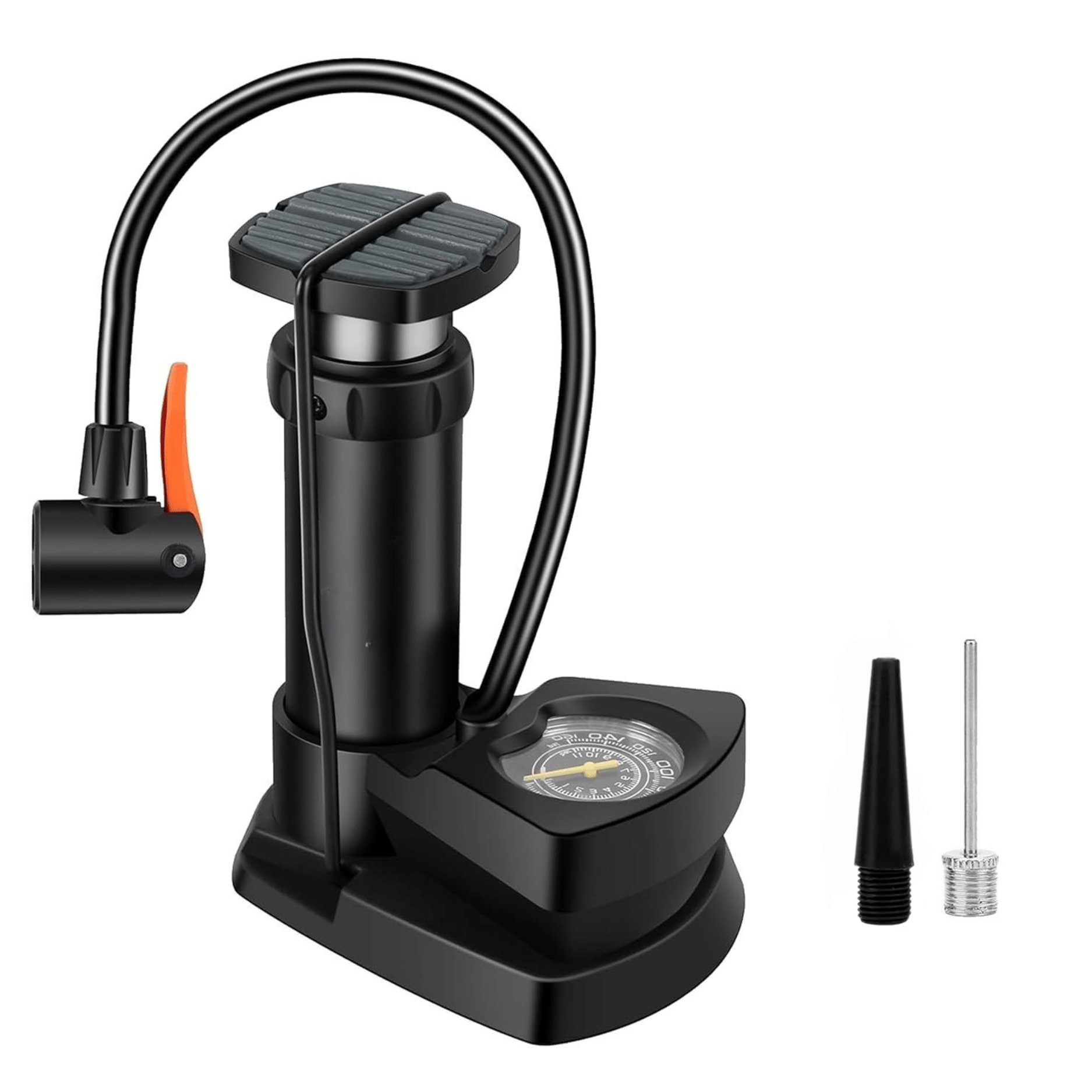 High Capacity Foot Operated Air Pump Cylinder with Digital Gauge for Bicycle High Capacity Foot Operated Air Pump Cylinder with Digital Gauge for Bicycle