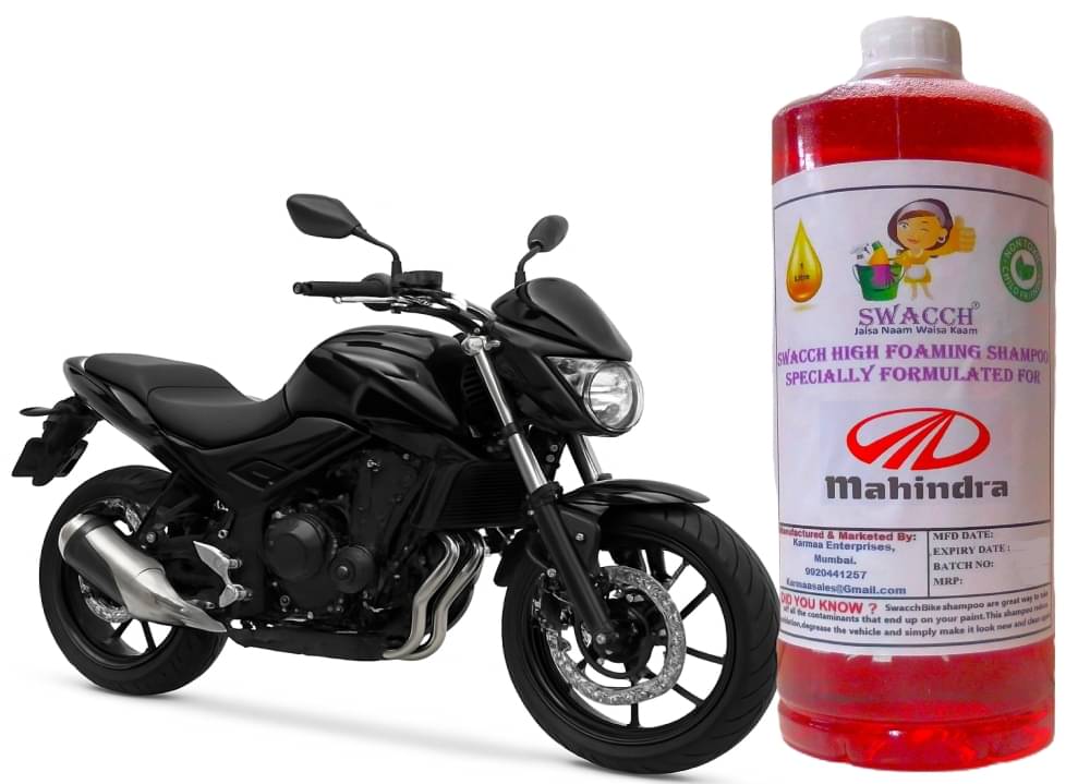 High Foaming Bike Shampoo Formulated For Mahindra Centuro I Thick Foam with Wax Coat I Non-Toxic Formula I Ph Balanced I Super Saver Pack I Premium Wax Formulation I Glossy & Shine I 1 Litre     			High Foaming Bike Shampoo Formulated For Mahindra Centuro I Thick Foam with Wax Coat I Non-Toxic Formula I Ph Balanced I Super Saver Pack I Premium Wax Formulation I Glossy & Shine I 1 Litre
