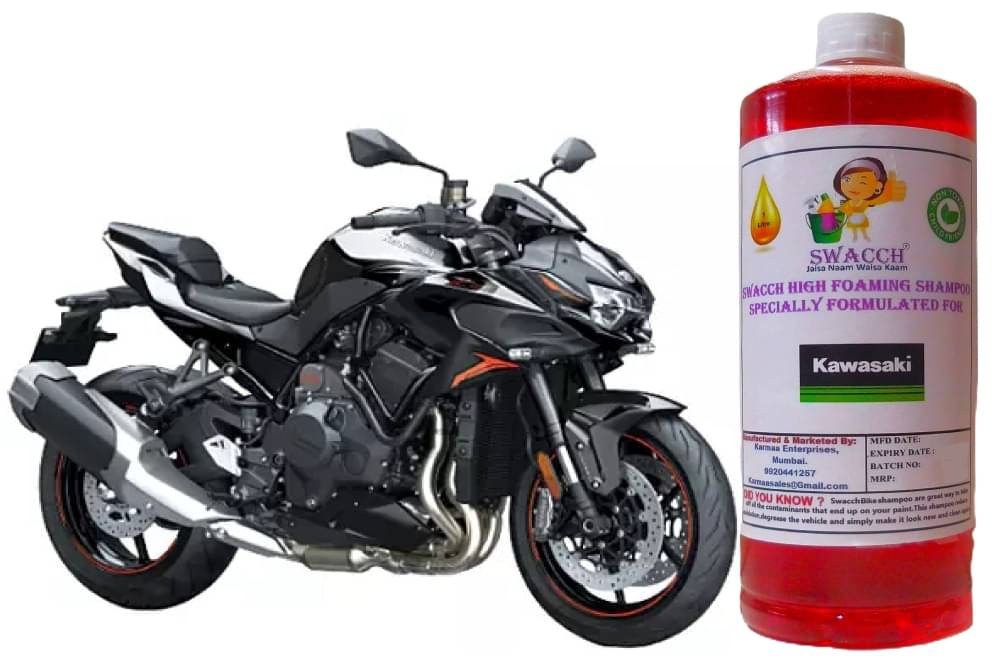High Foaming Bike Shampoo Formulated For Kawasaki Z H2 I Thick Foam with Wax Coat I Non-Toxic Formula I Ph Balanced I Super Saver Pack I Premium Wax Formulation I Glossy & Shine I 1 Litre     			High Foaming Bike Shampoo Formulated For Kawasaki Z H2 I Thick Foam with Wax Coat I Non-Toxic Formula I Ph Balanced I Super Saver Pack I Premium Wax Formulation I Glossy & Shine I 1 Litre
