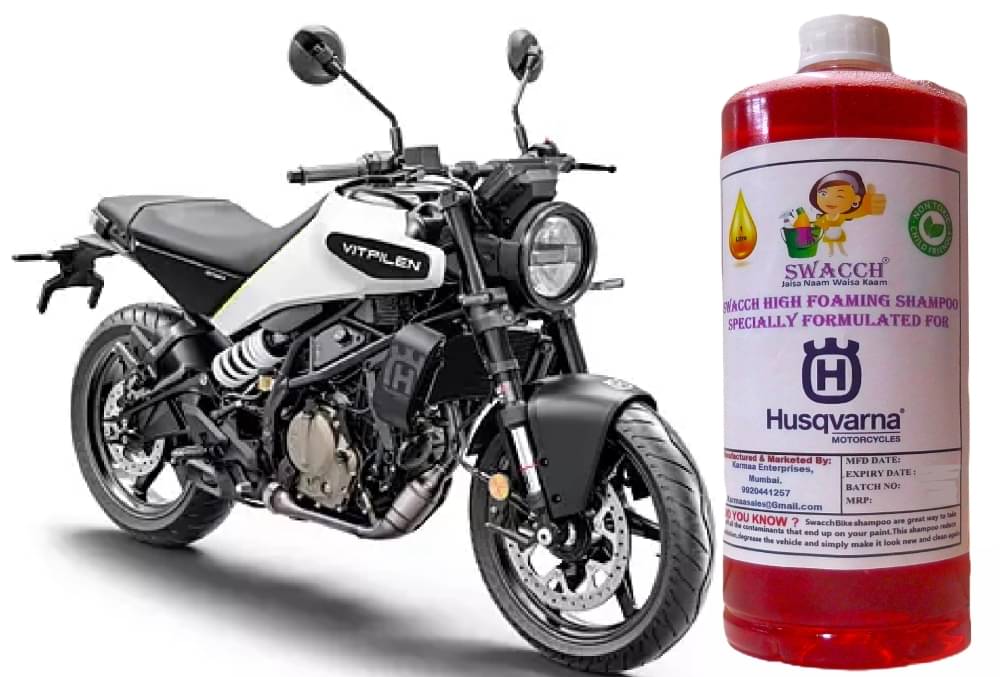     			High Foaming Bike Shampoo Formulated For Husqvarna Vitpilen 250 , Thick Foam with Wax Coat I Non-Toxic Formula I Super Saver Pack I Premium Wax Formulation I Glossy & Shine I 1 Litre