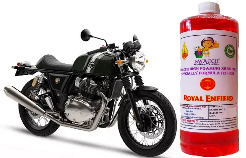 High Foaming Bike Shampoo Formulated For Royal Enfield GT 650 , Thick Foam with Wax Coat I Non-Toxic Formula I Super Saver Pack I Premium Wax Formulation I Glossy & Shine I 1 Litre High Foaming Bike Shampoo Formulated For Royal Enfield GT 650 , Thick Foam with Wax Coat I Non-Toxic Formula I Super Saver Pack I Premium Wax Formulation I Glossy & Shine I 1 Litre
