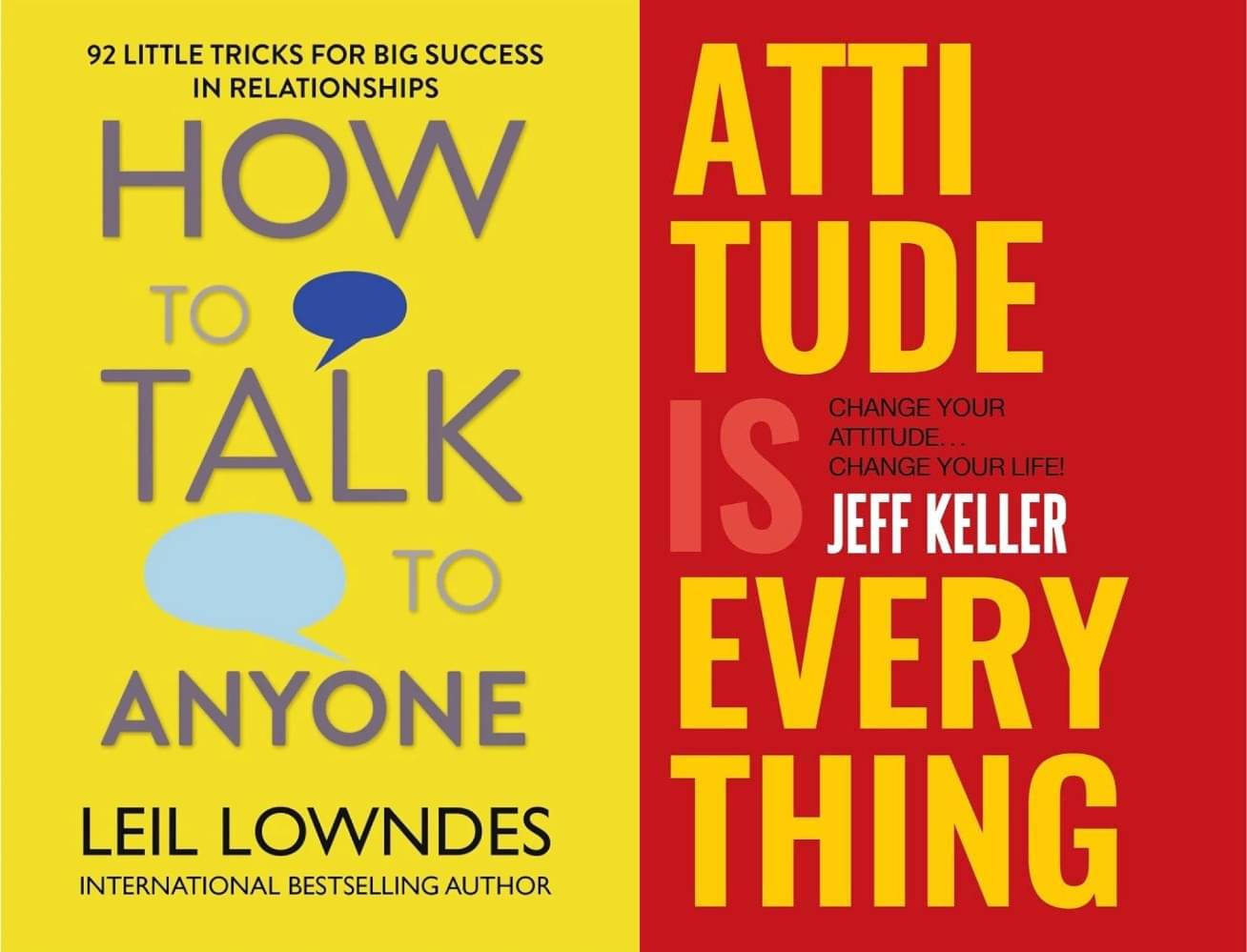 How to Talk to Anyone + Attitude Is Everything - Dual English Combo     			How to Talk to Anyone + Attitude Is Everything - Dual English Combo