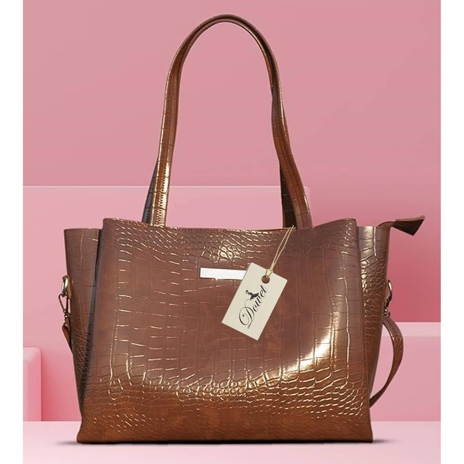     			JMC_Ent. Shoulder Bag Artificial Leather Set of 1 ( Brown )