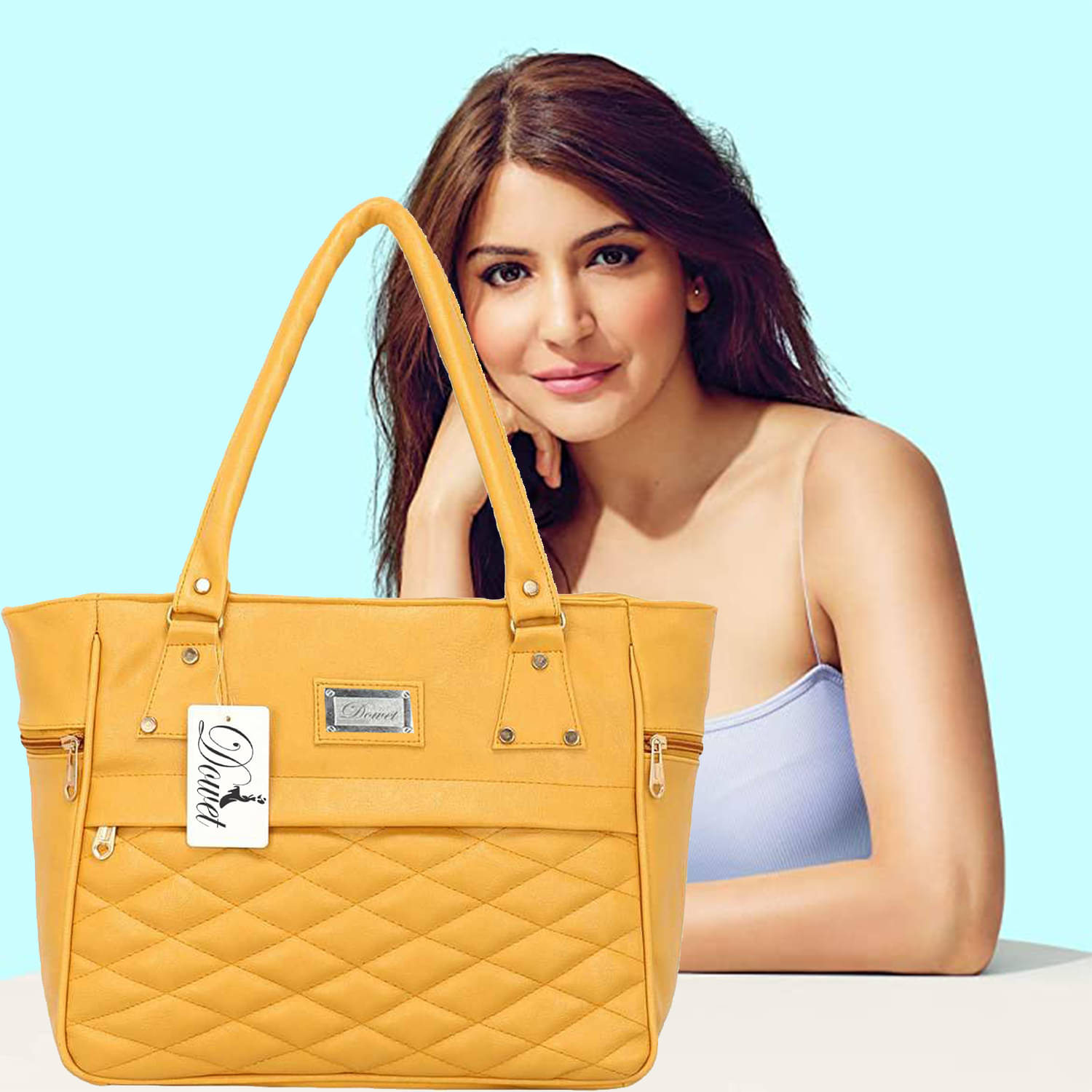     			JMC_Ent Shoulder Bag PU Set of 1 ( Yellow )